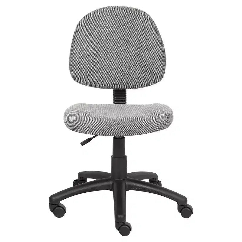 Sedia da lavoro Deluxe per la postura – Senza braccioli, Supporto lombare, Altezza regolabile, 125 kg