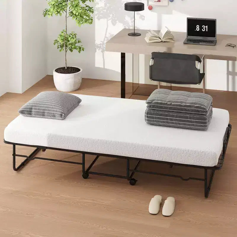 Letto Pieghevole per Ospiti Individuale – 96,5x190,5 cm, Brandina Portatile, Ingombro Ridotto