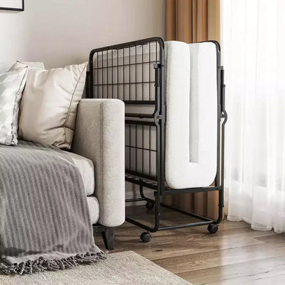 Letto Pieghevole per Ospiti Individuale – 96,5x190,5 cm, Brandina Portatile, Ingombro Ridotto