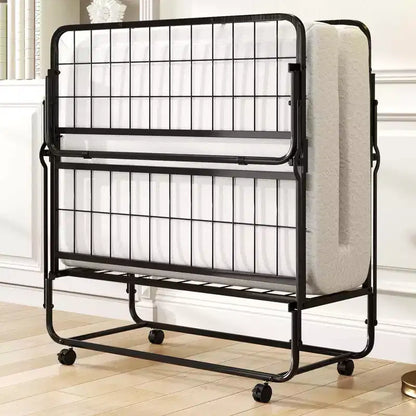 Letto Pieghevole per Ospiti Individuale – 96,5x190,5 cm, Brandina Portatile, Ingombro Ridotto