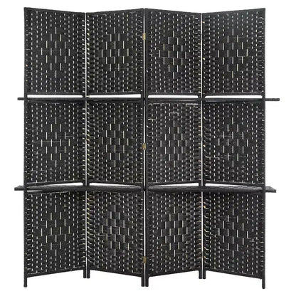 BestMassage 4/6 Panel Wooden Room Divider Folding Portable Partition Screen