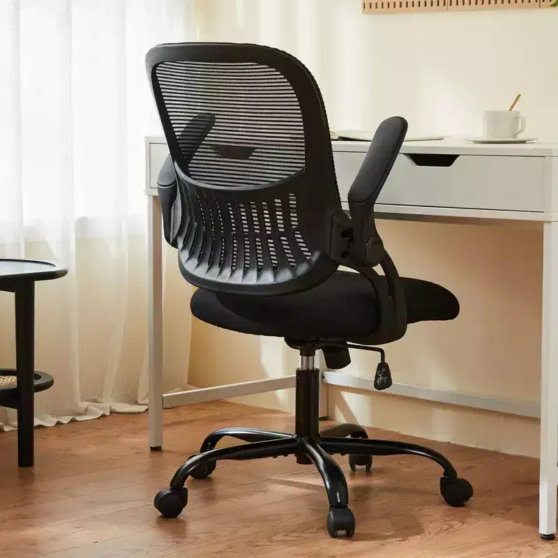 Enhanced Comfort: Tall Office Chair with Adjustable Foot Ring, Fits Standing Desks, Counter Height