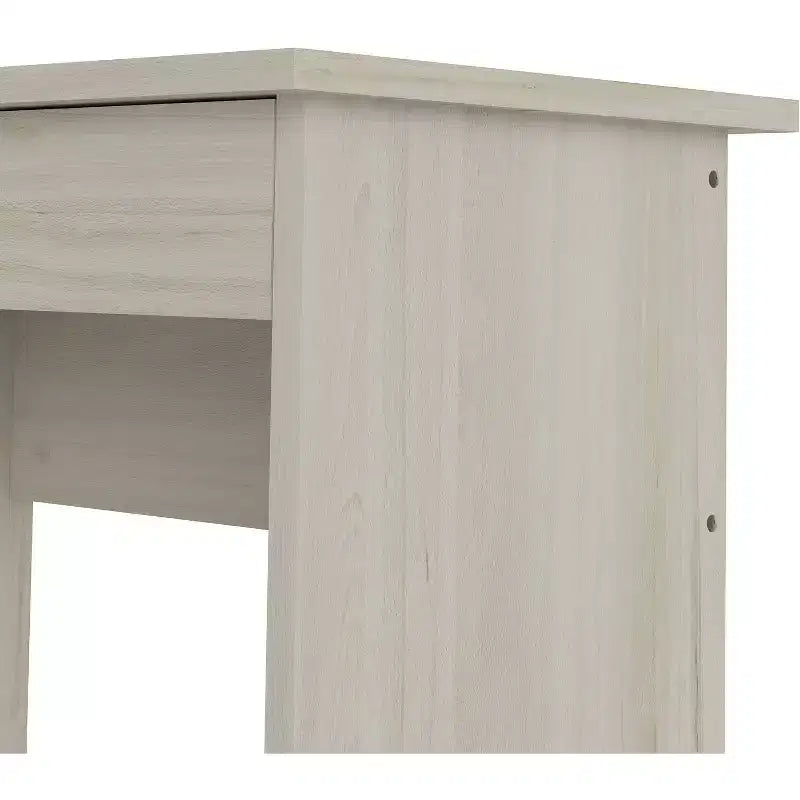 Scrivania per computer con 5 cassetti – Finitura Rovere, Cassetto con serratura, Maniglie in metallo