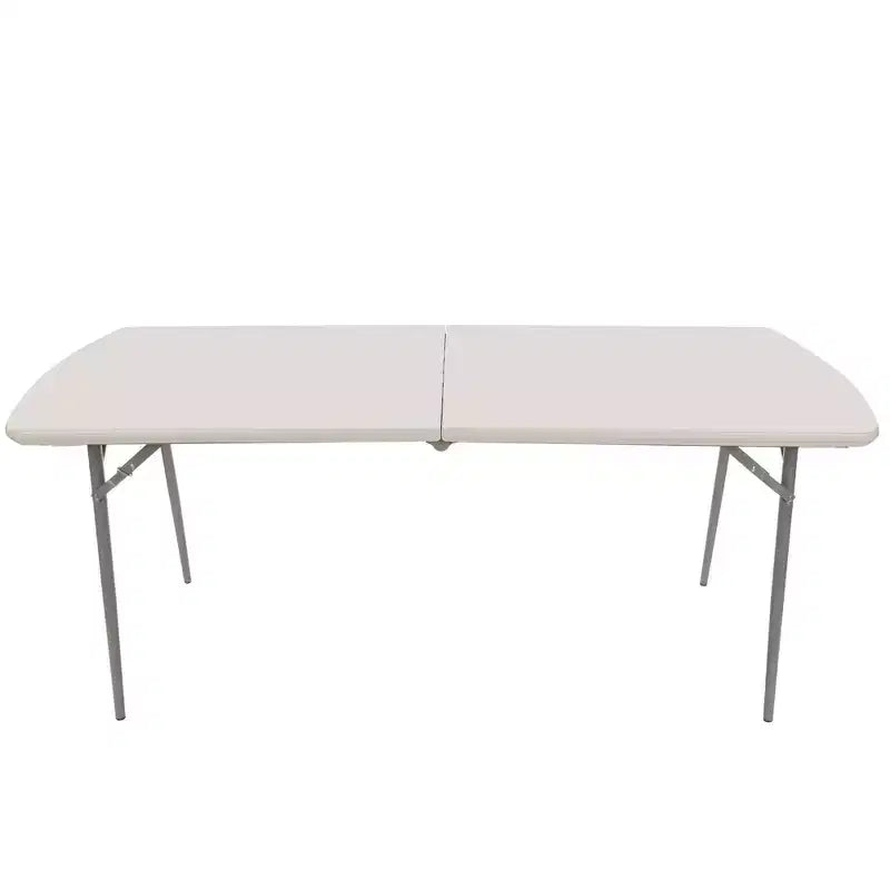 Tavolo pieghevole in due per impieghi gravosi 30"x72" – Grigio maculato, capacità 317 kg, 6 posti