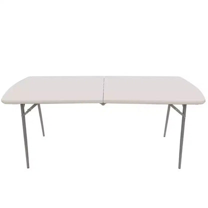 Tavolo pieghevole in due per impieghi gravosi 30"x72" – Grigio maculato, capacità 317 kg, 6 posti