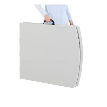 Tavolo pieghevole in due per impieghi gravosi 30"x72" – Grigio maculato, capacità 317 kg, 6 posti