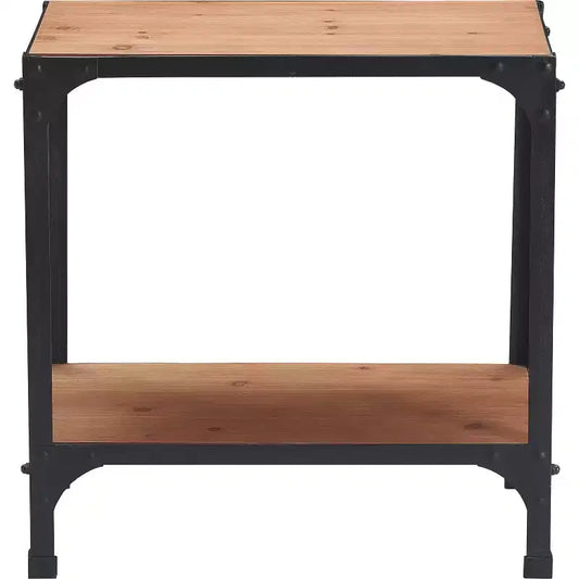 Overland Side Table Metal Brown/Black - Serta