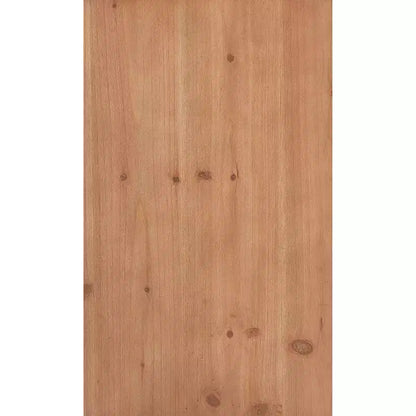Tavolino da salotto Modern Farmhouse – Piano in legno marrone, struttura in metallo nero, ripiano inferiore