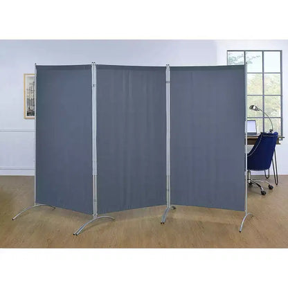 Divisorio a 3 pannelli per interni – Tessuto resistente all'acqua, doppia cerniera, altezza 180 cm
