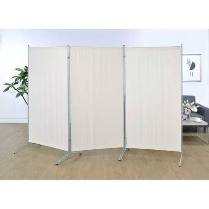 Divisorio a 3 pannelli per interni – Tessuto resistente all'acqua, doppia cerniera, altezza 180 cm