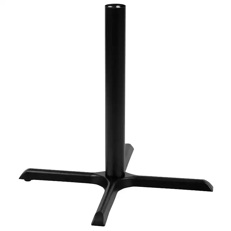 Tavolo da riunione rotondo da 36" – Piano laminato, base a X in metallo, 4 posti, per ufficio