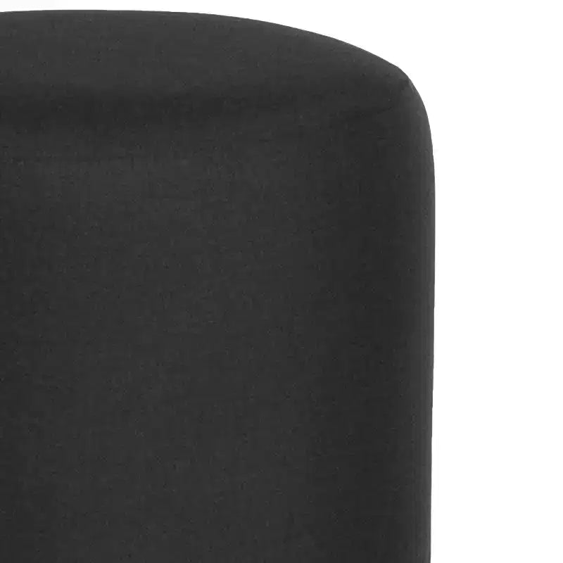 Pouf rotondo imbottito – Poliestere, Imbottitura in schiuma, 136 kg, Nessun assemblaggio