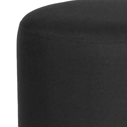 Pouf rotondo imbottito – Poliestere, Imbottitura in schiuma, 136 kg, Nessun assemblaggio