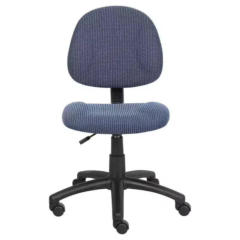 Sedia da lavoro Deluxe per la postura – Senza braccioli, Supporto lombare, Altezza regolabile, 125 kg