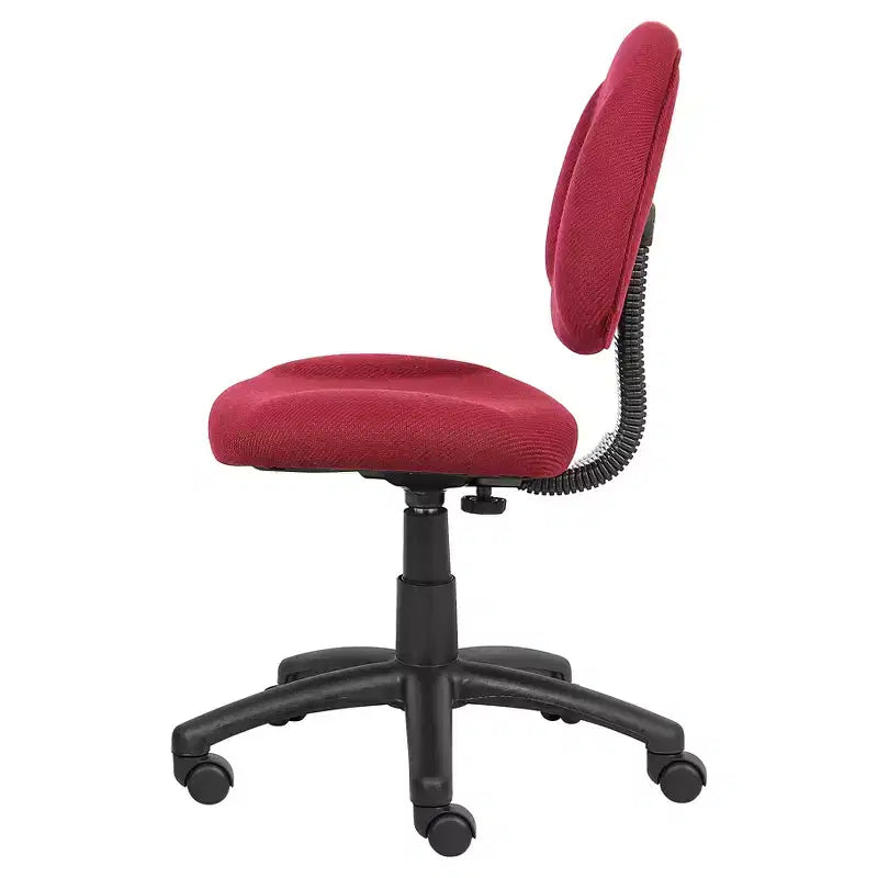 Sedia da lavoro Deluxe per la postura – Senza braccioli, Supporto lombare, Altezza regolabile, 125 kg
