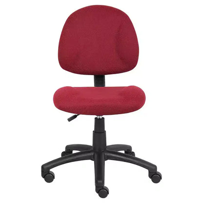 Sedia da lavoro Deluxe per la postura – Senza braccioli, Supporto lombare, Altezza regolabile, 125 kg