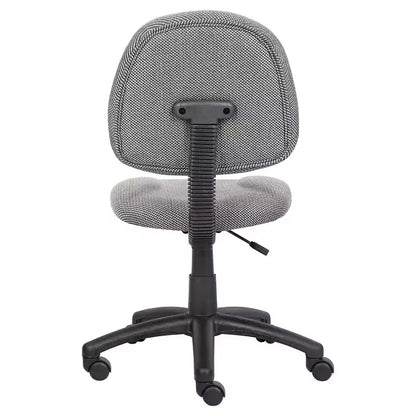 Sedia da lavoro Deluxe per la postura – Senza braccioli, Supporto lombare, Altezza regolabile, 125 kg