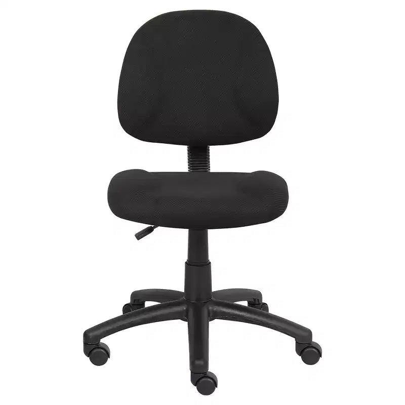 Sedia da lavoro Deluxe per la postura – Senza braccioli, Supporto lombare, Altezza regolabile, 125 kg