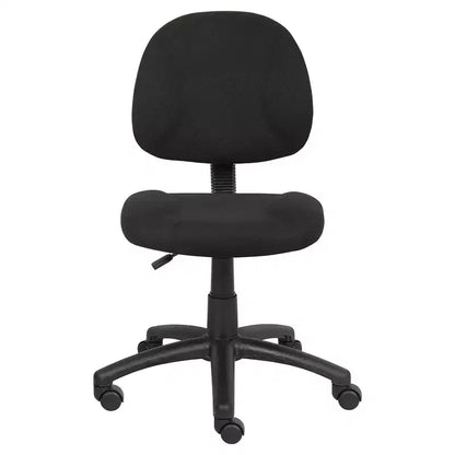 Sedia da lavoro Deluxe per la postura – Senza braccioli, Supporto lombare, Altezza regolabile, 125 kg