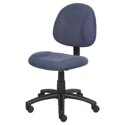 Sedia da lavoro Deluxe per la postura – Senza braccioli, Supporto lombare, Altezza regolabile, 125 kg