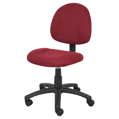 Sedia da lavoro Deluxe per la postura – Senza braccioli, Supporto lombare, Altezza regolabile, 125 kg
