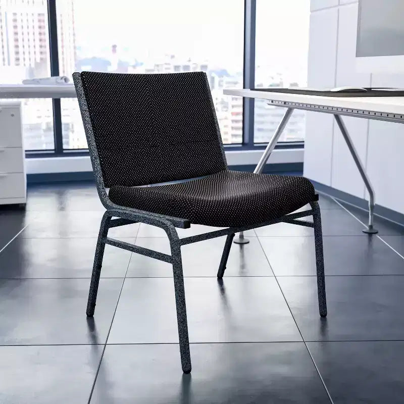 Sedia impilabile Big & Tall – Capacità 450 kg, impilabile x12, struttura in acciaio