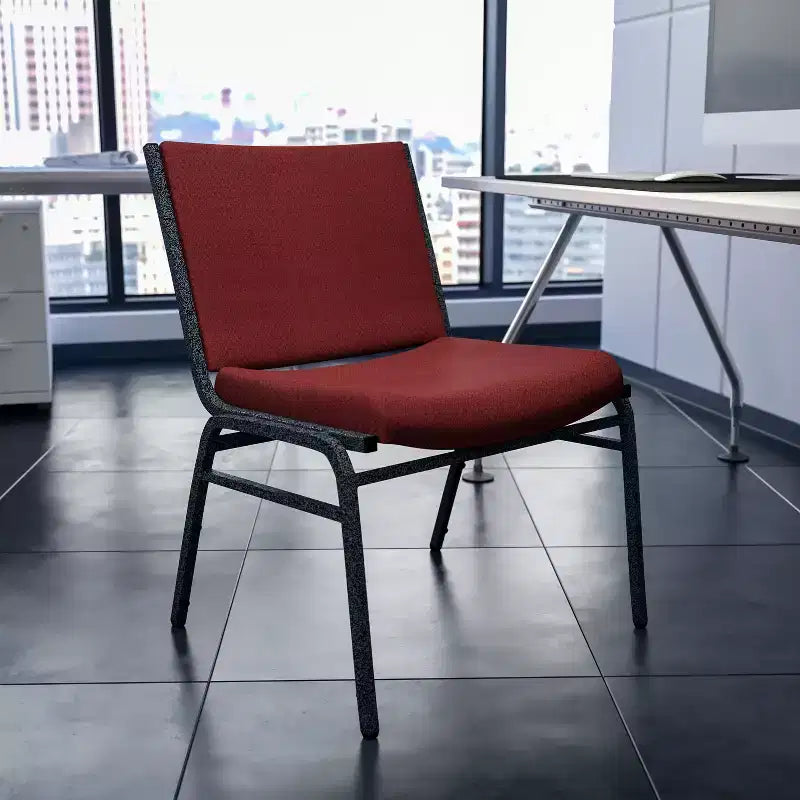 Sedia impilabile Big & Tall – Capacità 450 kg, impilabile x12, struttura in acciaio