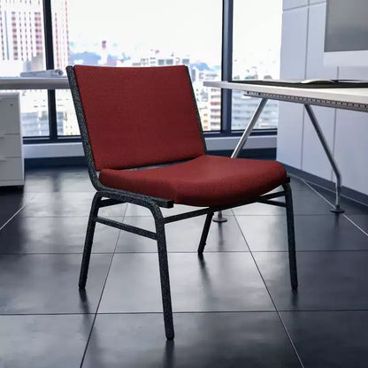 Sedia impilabile Big & Tall – Capacità 450 kg, impilabile x12, struttura in acciaio