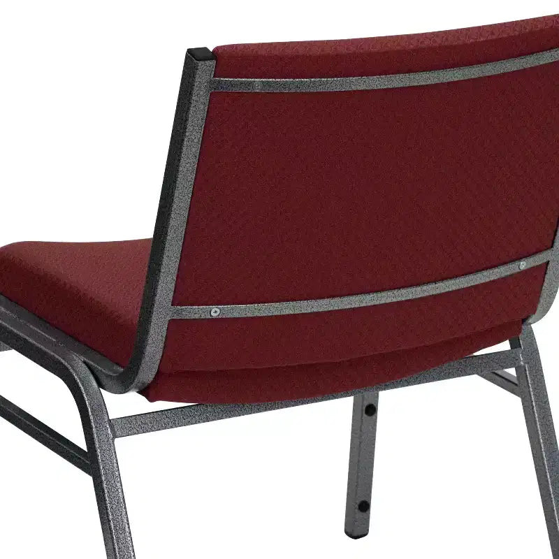 Sedia impilabile Big & Tall – Capacità 450 kg, impilabile x12, struttura in acciaio