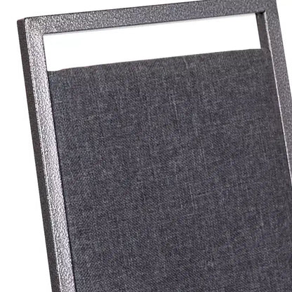Sedia impilabile da banchetto con schienale quadrato – Capacità 272 kg, vinile, struttura in acciaio, impilabile x15