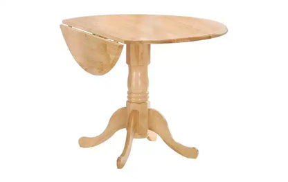 42 Mason Round Dual Drop Leaf Dining Table - International Concepts