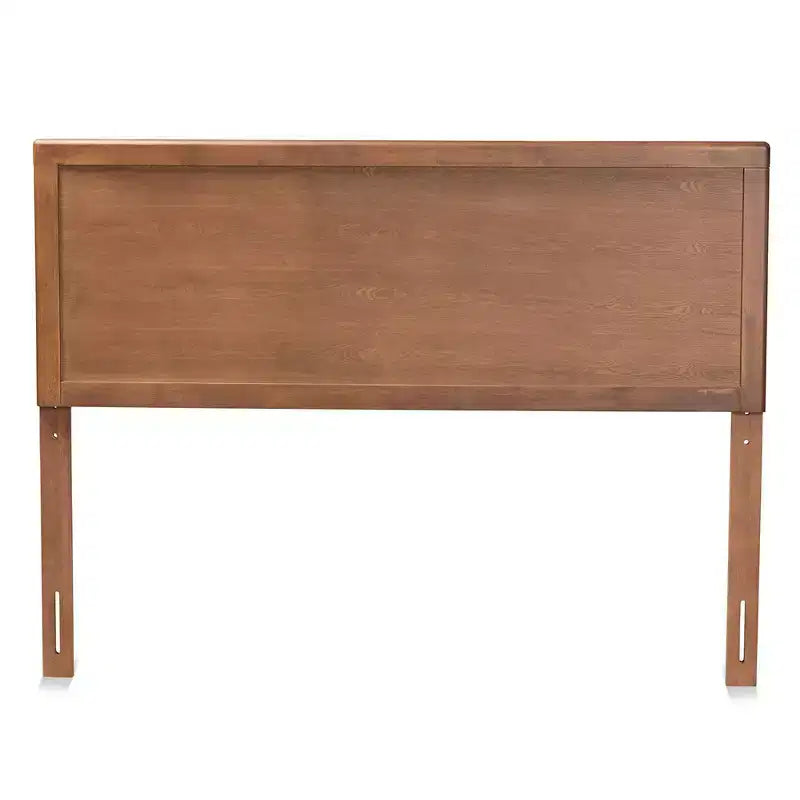 Testiera Doppia in Legno – Finitura Noce, Montaggio su Struttura Letto, Design Minimalista