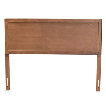 Testiera Doppia in Legno – Finitura Noce, Montaggio su Struttura Letto, Design Minimalista